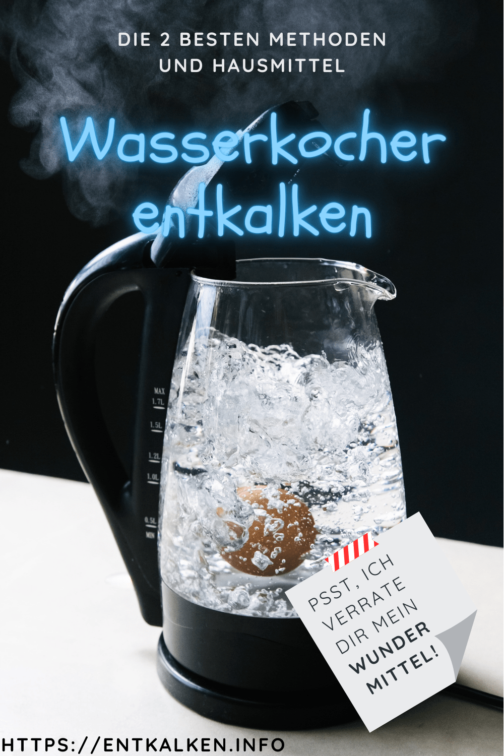 Hausmittel Entkalken Wasserkocher